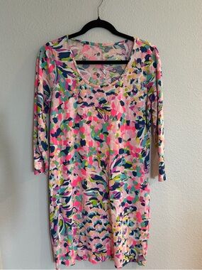 Lilly Pulitzer Beacon Dress Pina Colada Club Size Medium